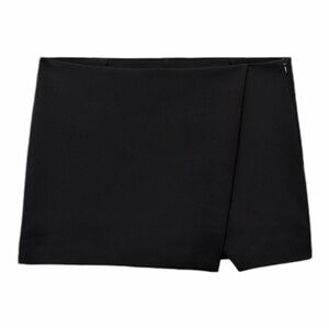 Zara Black Asymmetric Skort